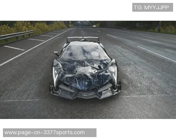 荷兰前国脚经历惊险四车连环撞击兰博基尼惨遭报废